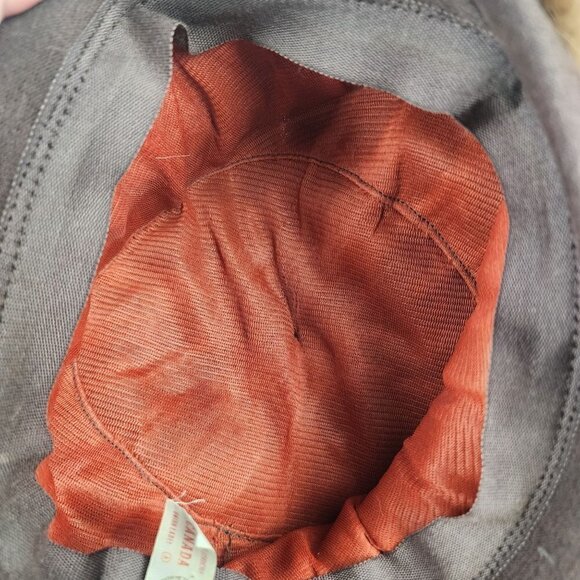 VTG Genuine Mink Fur Hat Large Pillbox Style Circa 1960 - Picture 9 of 10